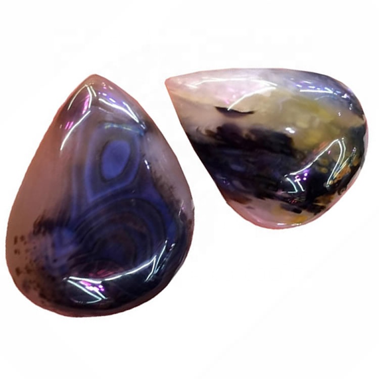 Stick Agate Cabochon Természetes Stick Agate Cabs Gemstone medál 31