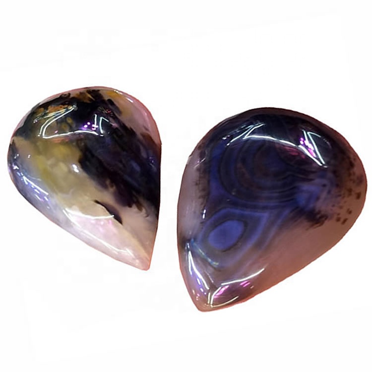 Stick Agate Cabochon Természetes Stick Agate Cabs Gemstone medál 39