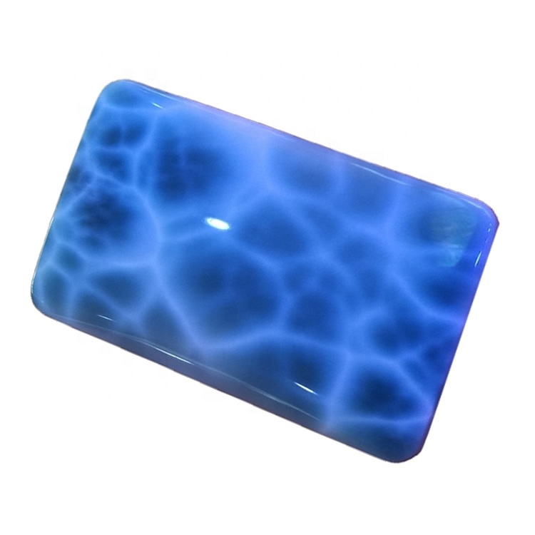 Bentuk Alam Larimar lancar Cabocockon Spectangle Alam Loos Perhiasan Perhiasan Gemstone Cabochon 34