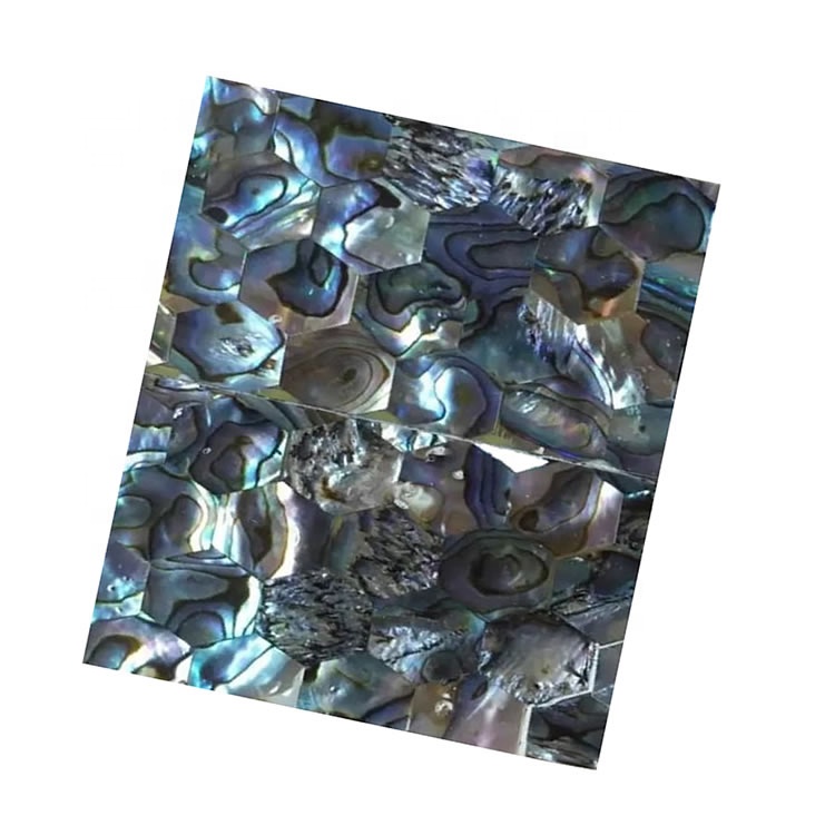 Die Mutter der Pearl-Shell handgefertigte Mosaik-Cabochons-Schmuck 13