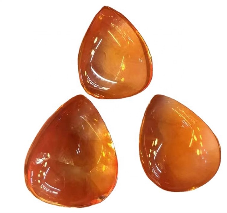 Natural Citrine AAA класстагы Rose Shitrine Sitrine алмурут формасы Gemstone Flatsto Pear формасы Cutsone 34
