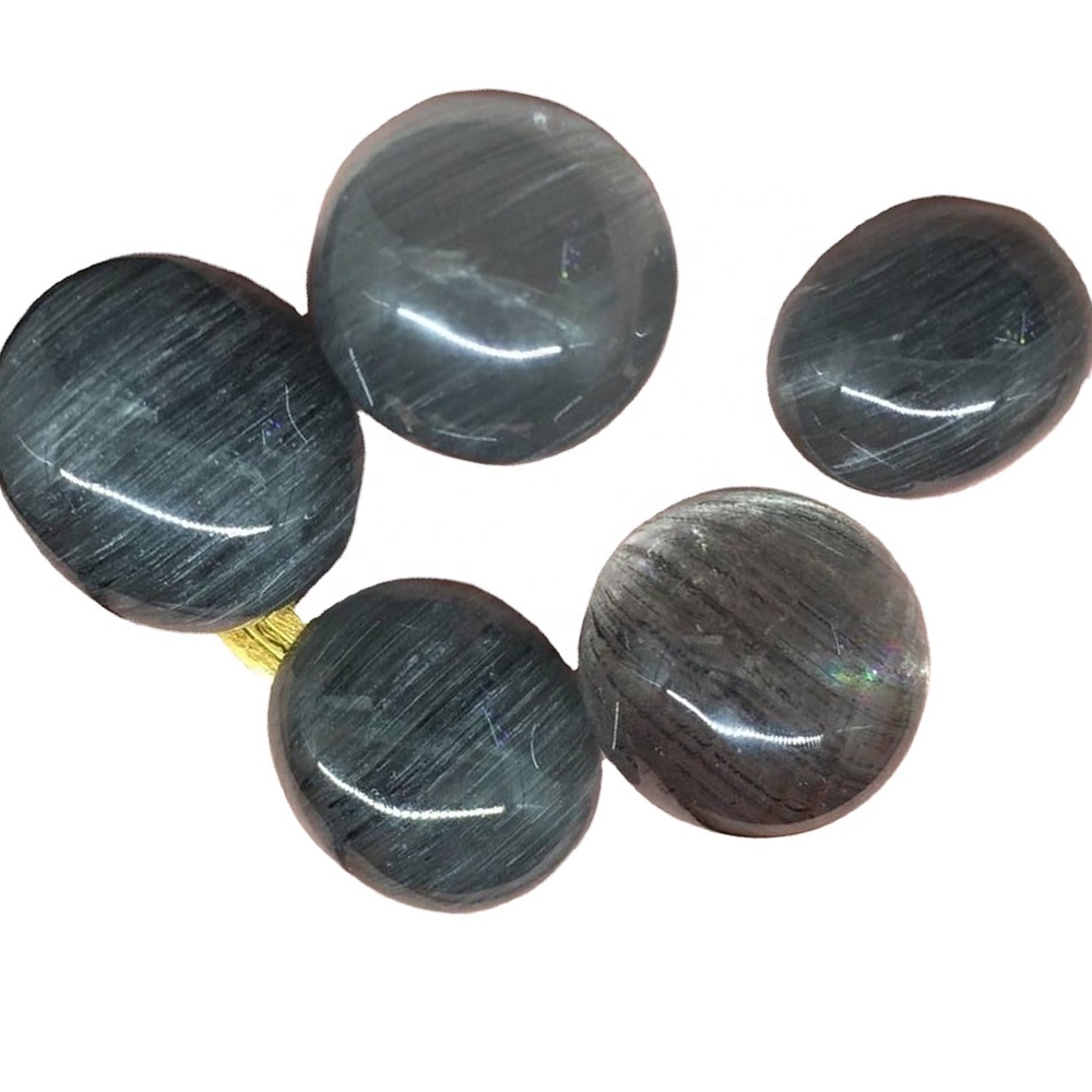 Na-acha anụnụ anụnụ na-acha anụnụ anụnụ na-acha ọbara ọbara robal Cabochon si Madagascar rụrụ rumose 35