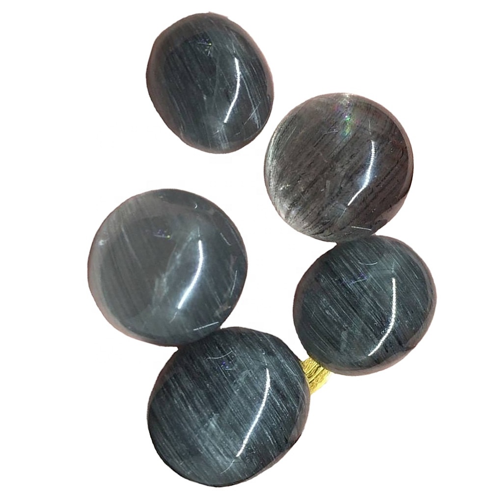 Na-acha anụnụ anụnụ na-acha anụnụ anụnụ na-acha ọbara ọbara robal Cabochon si Madagascar rụrụ rumose 39