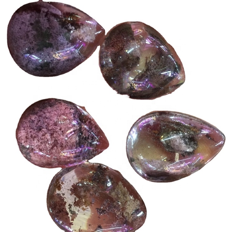 Природна јасна башта Пхантом сфера / облик крушке Пхантом Куартз привезак 33