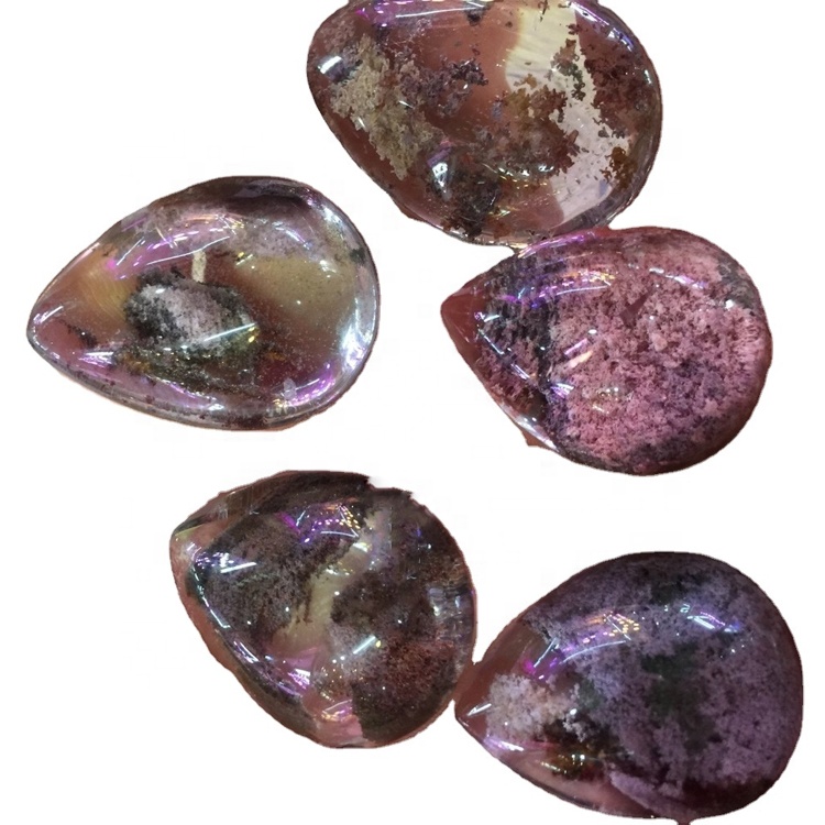 Природна јасна башта Пхантом сфера / облик крушке Пхантом Куартз привезак 37