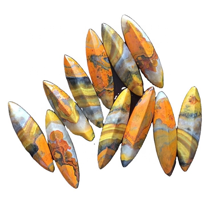 Nagykereskedelmi természetes őrült AGATE PAIR SHOWN dupla kerek Cabochon Gemstone 35