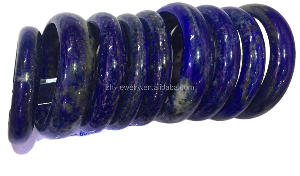 Karstā salenatural dārgakmens rotaslietas Dabīgs akmens zils Lapis Lazuli Slim Aproces 39