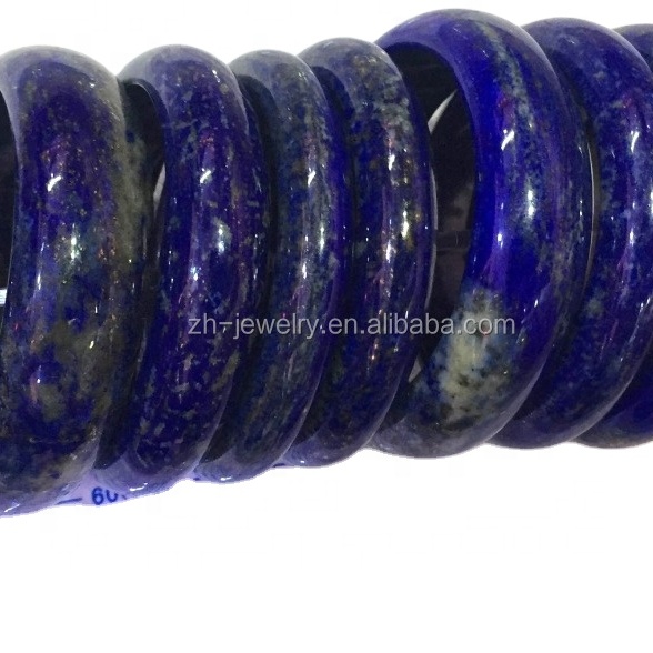 Karstā salenatural dārgakmens rotaslietas Dabīgs akmens zils Lapis Lazuli Slim Aproces 37