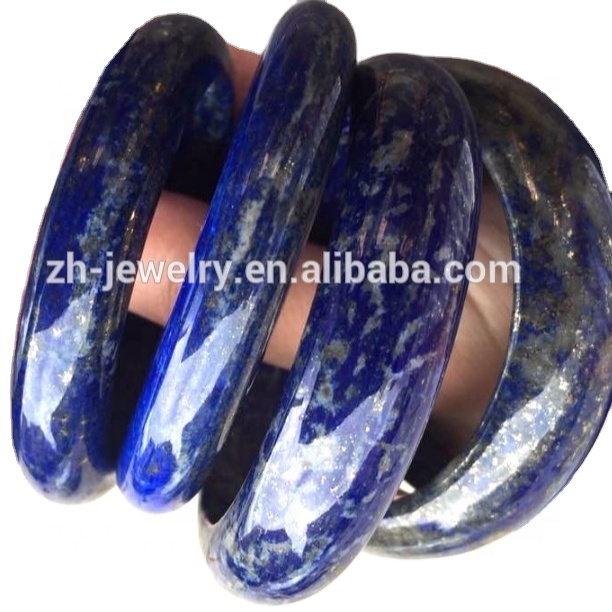 Karstā salenatural dārgakmens rotaslietas Dabīgs akmens zils Lapis Lazuli Slim Aproces 41