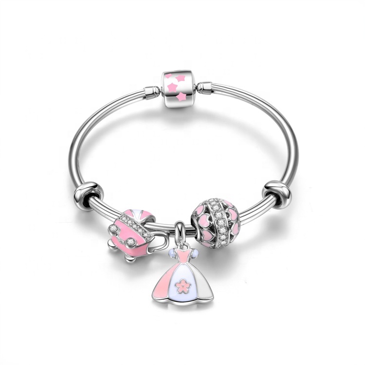 2021 العلامة التجارية 925 الفضة سوار 7