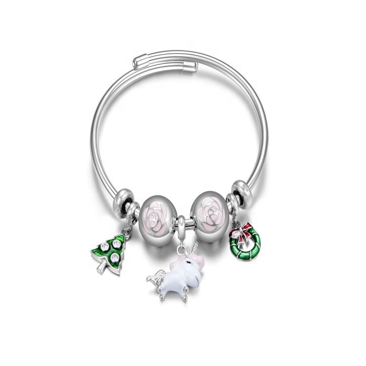 العلامات التجارية المعروفة 925 سوار الفضة 7