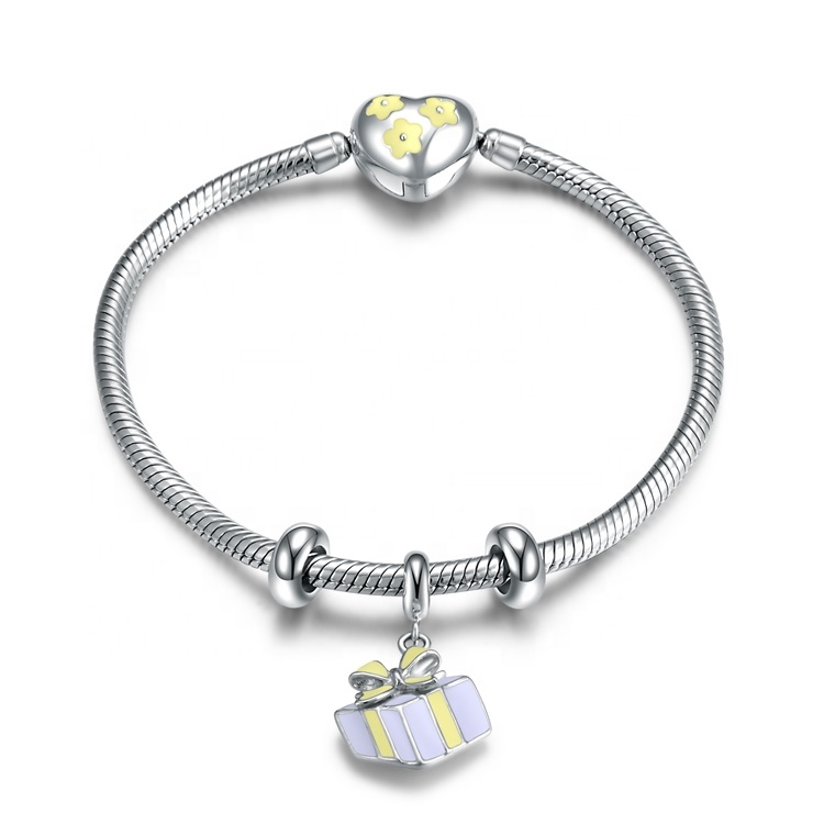 العلامات التجارية المعروفة 925 سوار الفضة 9