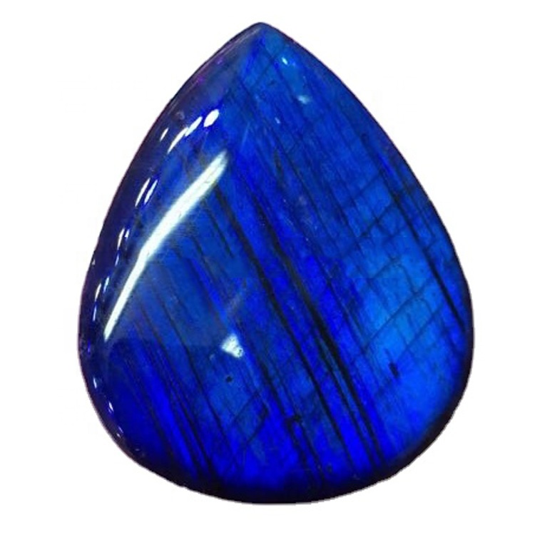 I-Labradorte ye-Labradorte ye-Labradorte ye-Labradortite ye-Gimstone i-gestone eluhlaza okwesibhakabhaka i-labradorte ye-pear 38