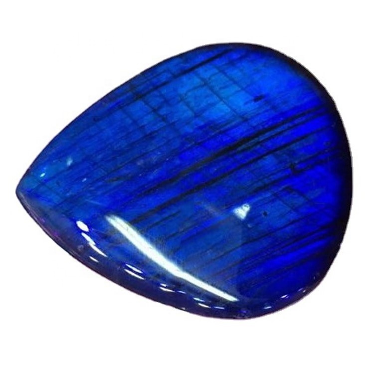 I-Labradorte ye-Labradorte ye-Labradorte ye-Labradortite ye-Gimstone i-gestone eluhlaza okwesibhakabhaka i-labradorte ye-pear 36