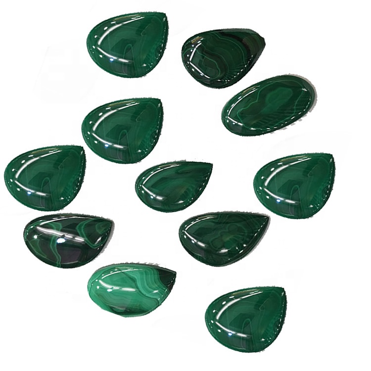 Aaa di qualità in cima di qualità malachite à pear naturali di perra malachite Malachite 36