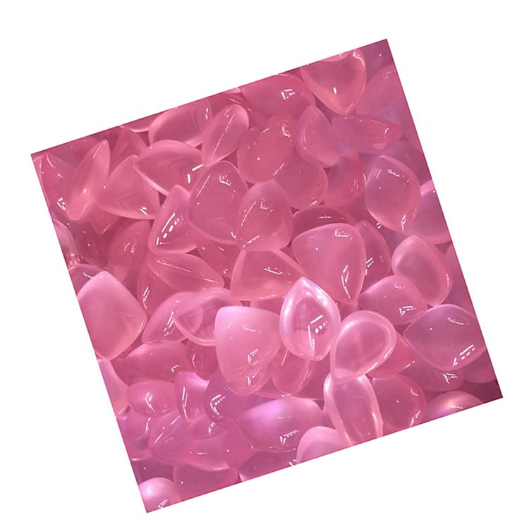 مڊگاسڪر گلاب کوارٽز ڪيبوچن مختلف سائيز ۽ شڪل ٺاهيل آهي 38