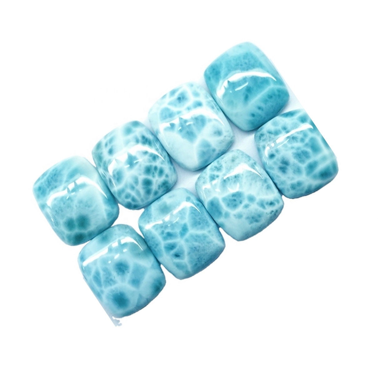 Натурал Ларимар Цабоцхон Блуе Ларимар Гемстоне Топ Квалитетан Ларомар Лаусе Стоне Пољски накит 36