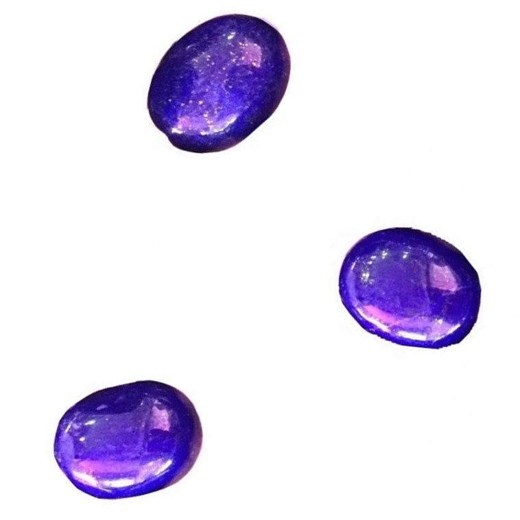 Lapis natural Lapazuli cabochon a l'engròs amb pes amb diferents formes i mides utilitzades per a la fabricació de joies 31