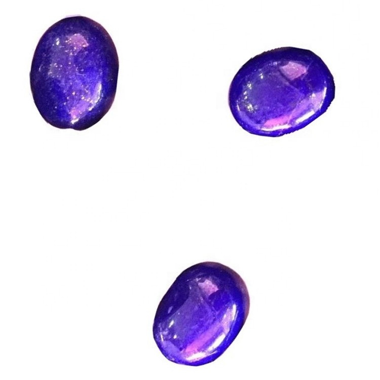 Lapis natural Lapazuli cabochon a l'engròs amb pes amb diferents formes i mides utilitzades per a la fabricació de joies 35