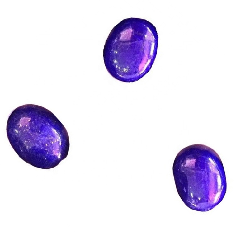 Lapis natural Lapazuli cabochon a l'engròs amb pes amb diferents formes i mides utilitzades per a la fabricació de joies 33