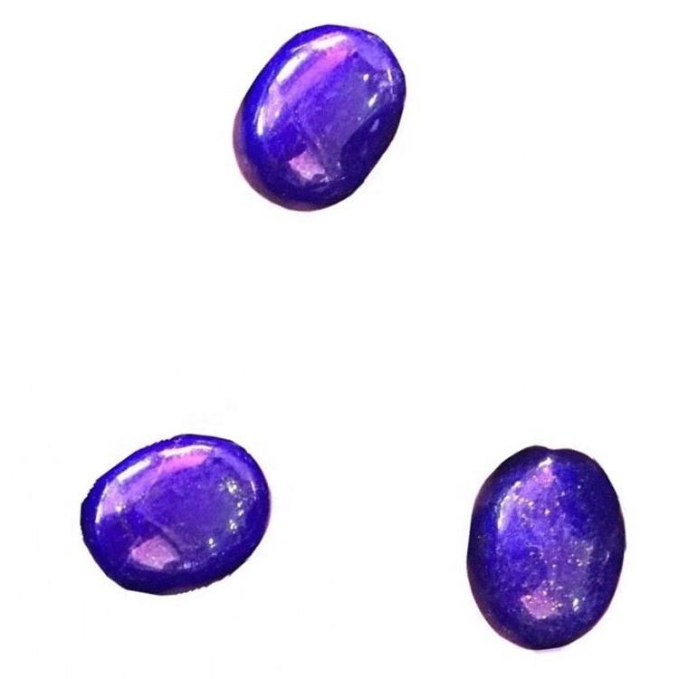 Lapis natural Lapazuli cabochon a l'engròs amb pes amb diferents formes i mides utilitzades per a la fabricació de joies 39