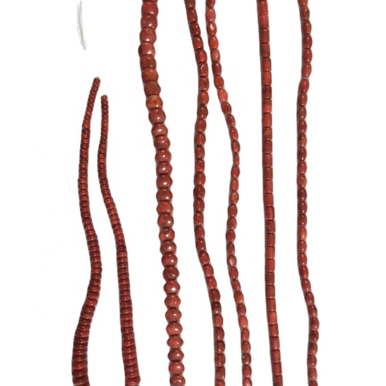 Red Coral Pèl Natirèl ki lach Pyè presye Pèl 37