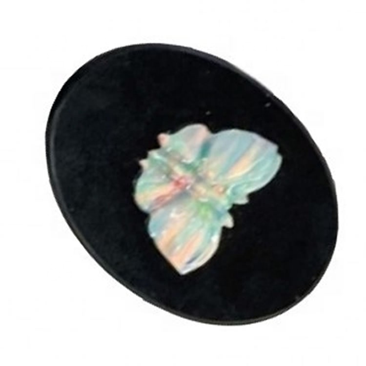 Naturlige australske dublet opal gemstone lille løs cabochon fancy form smukke kvalitet 31