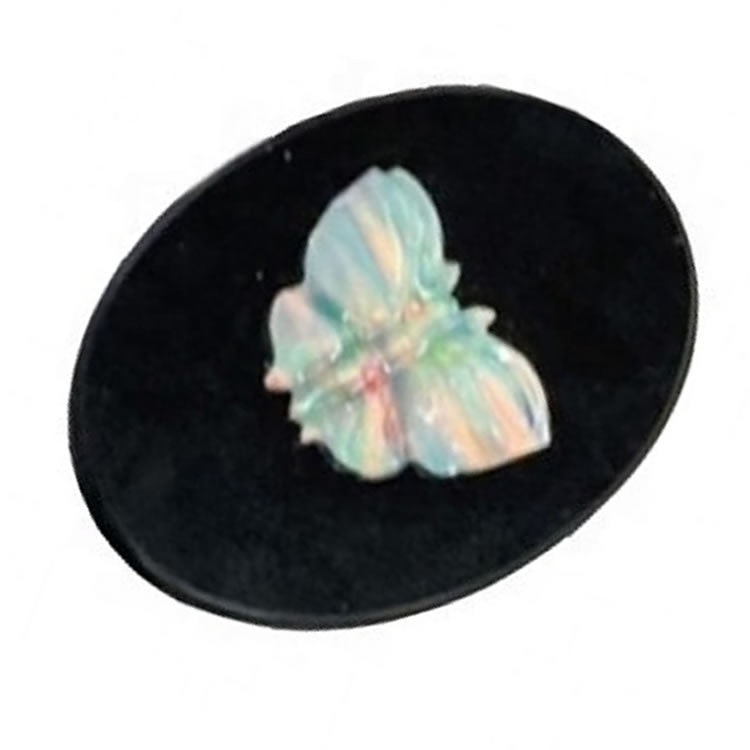 Naturlige australske dublet opal gemstone lille løs cabochon fancy form smukke kvalitet 35