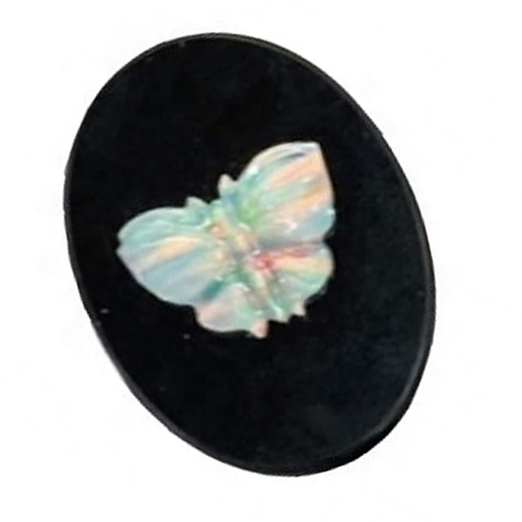 Naturlige australske dublet opal gemstone lille løs cabochon fancy form smukke kvalitet 39