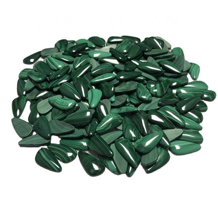 Sebach malachon rụrụ na-emebi gemtone Malachite Semice Lime Gemstone Rodochon 31