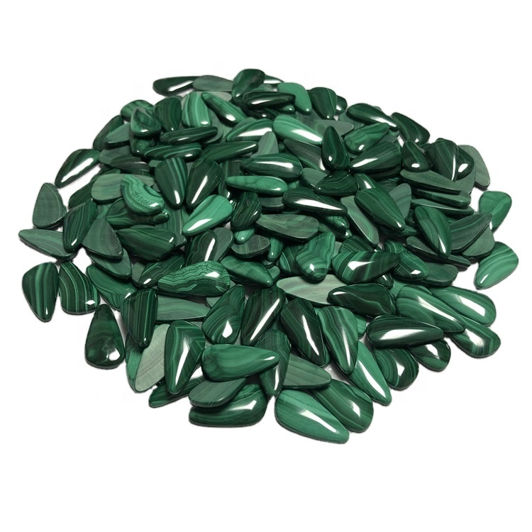 Sebach malachon rụrụ na-emebi gemtone Malachite Semice Lime Gemstone Rodochon 35