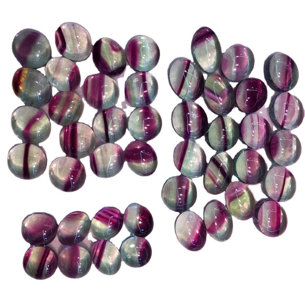 Fluorit Cabochon Oval Flat Back Cabochon Natural Gemstone Cabochon 33