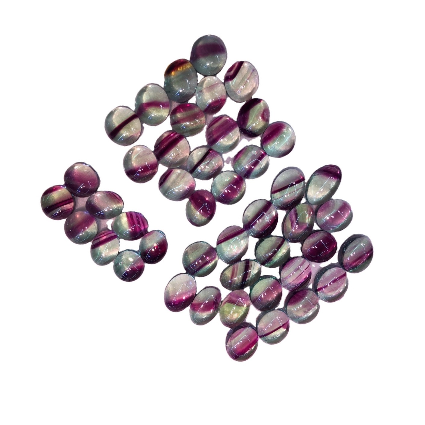 Fluorit Cabochon Oval Flat Back Cabochon Natural Gemstone Cabochon 31