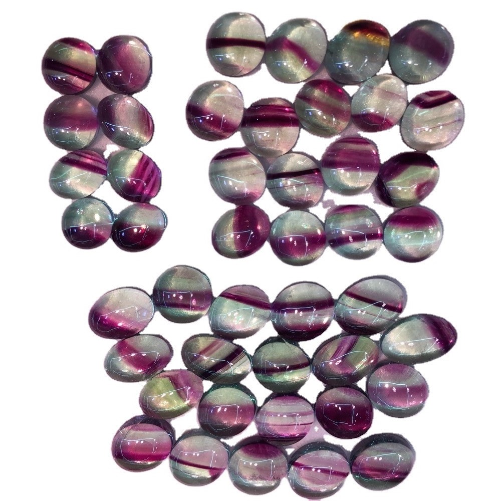 Fluorit Cabochon Oval Flat Back Cabochon Natural Gemstone Cabochon 35