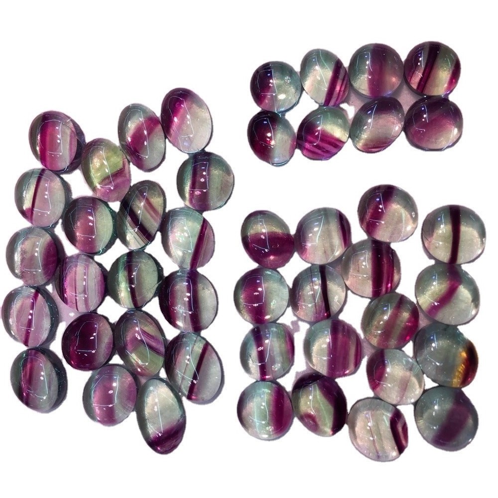 Fluorit Cabochon Oval Flat Back Cabochon Natural Gemstone Cabochon 37