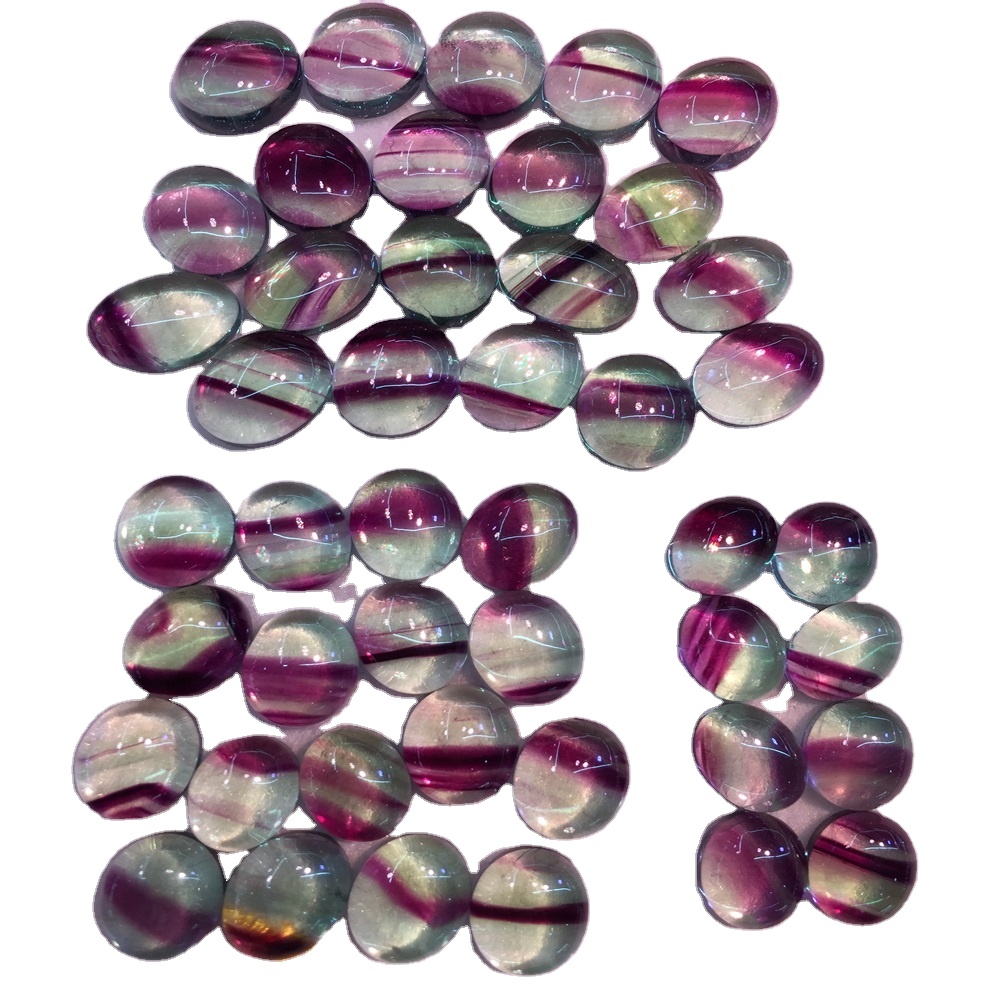 Fluorit Cabochon Oval Flat Back Cabochon Natural Gemstone Cabochon 39