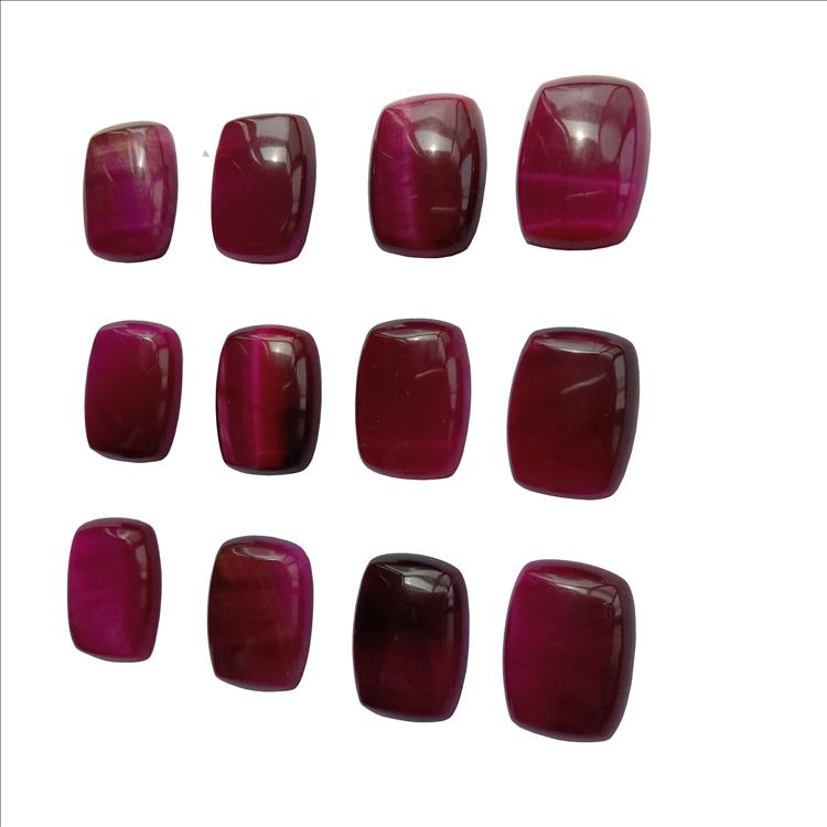 100% Tiger Cas Cassocton Cas Cassochon oo tahriibo ah oo casaan ah oo casaan ah oo dhalaalaya 31