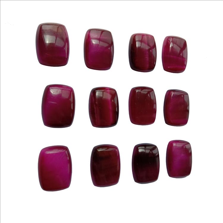 100% Tiger Cas Cassocton Cas Cassochon oo tahriibo ah oo casaan ah oo casaan ah oo dhalaalaya 35