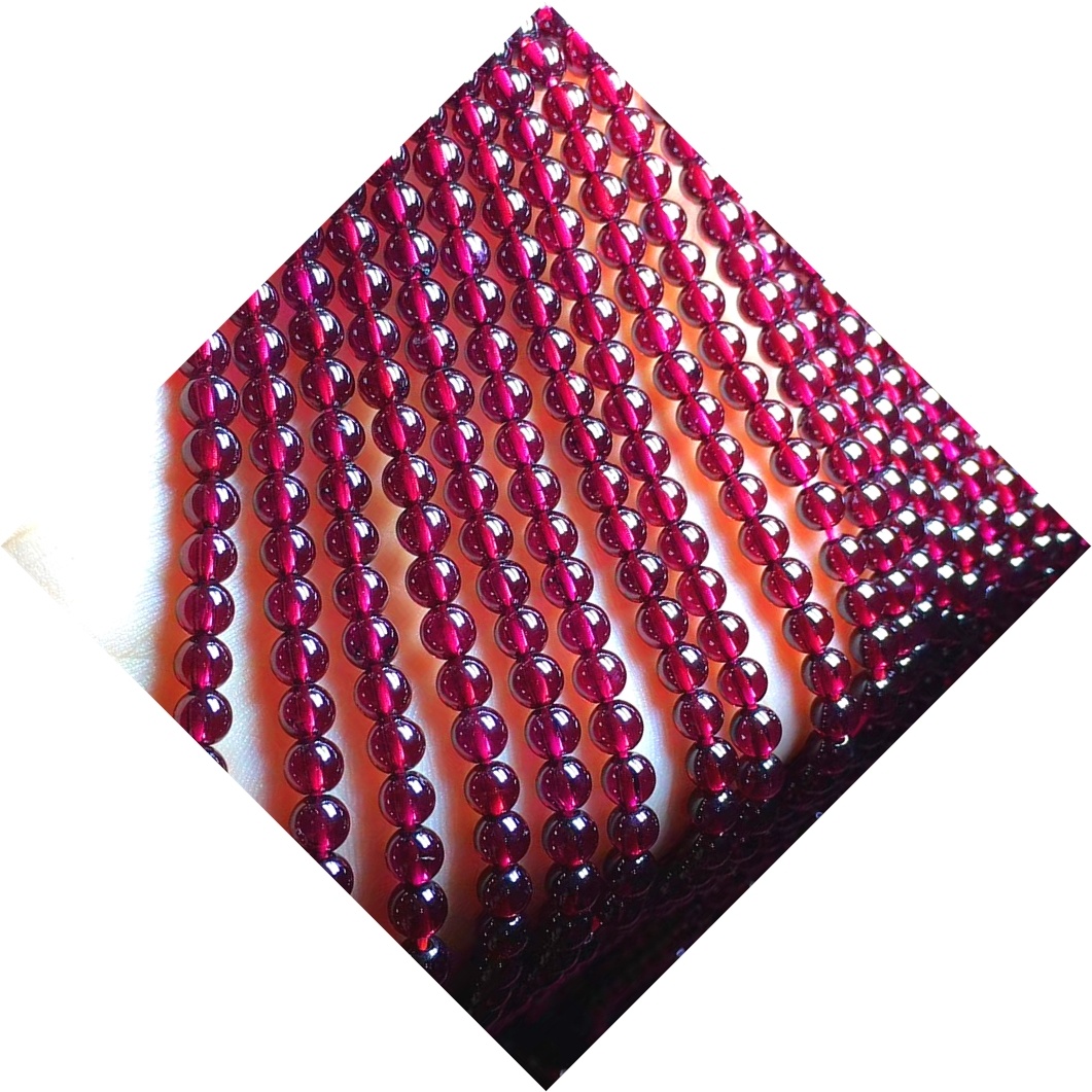 Pink Tarmaline Beads na-acha uhie uhie na-emebi gemstone gburugburu beads 6-12mm maka ọla na-eme 31