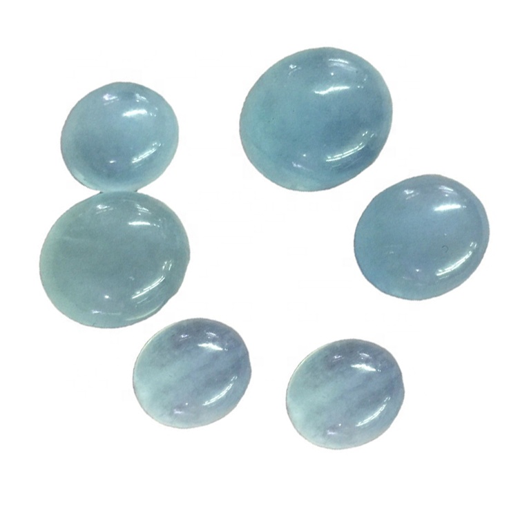 Gburugburu Milky Aqui 6mm 10mm 12mm 12mm 12mm 16mm Cabochon AAA mma mily aquamarine 35