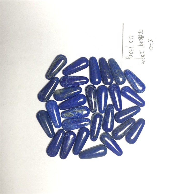 Laptis Lazali 100% ogo okike Gemstone Lapais Lazali Sanuse maka ọla na-eme 22