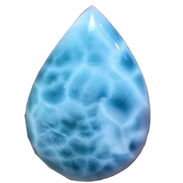 Larimar Pear wangun lentuk cabochons larimar pir larimar Pear Shape Cabochon Loose Gemstone 20
