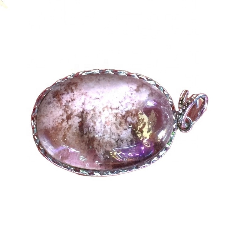 925 Sterling Silver Originalni Fantom Quartz obesek nakit 17