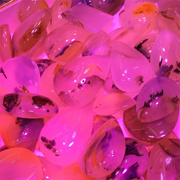 Cherry Blossom Agate Gemstone Cabochons Cherry Blossom Agate Loose Gemstone Cabocho CabochOn foar sieraden 37