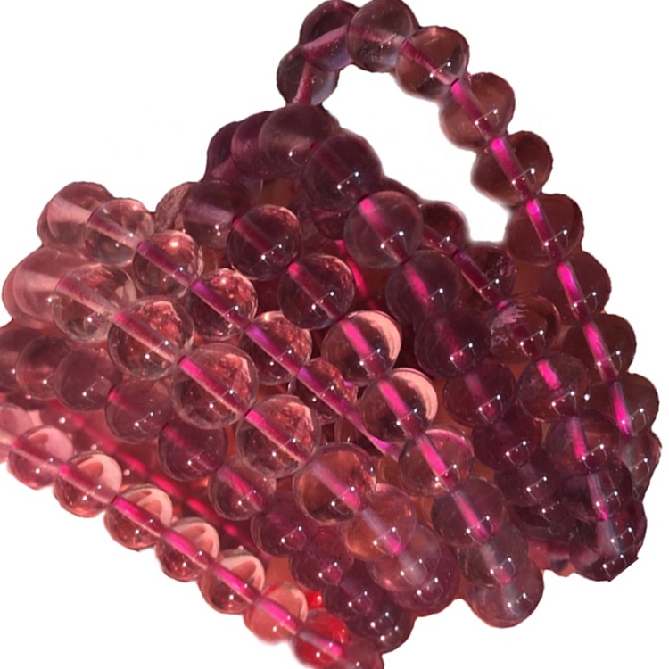 Wholesale redondo natural caído colorido joyería fluorita haciendo perlas de piedras preciosas sueltas 34