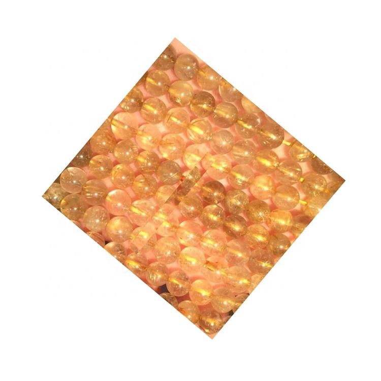 Golden Cwartz Cwartz / Golden Quartz Golden Beads Gemstone 30