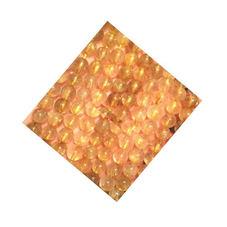 Golden Cwartz Cwartz / Golden Quartz Golden Beads Gemstone 32