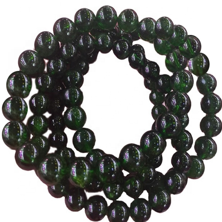 DIOPSE GEMSTERE GEMOLAAD Green DIOPSE Green Beads Ike Ike Ike Gembone 30