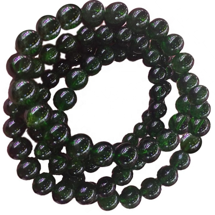 DIOPSE GEMSTERE GEMOLAAD Green DIOPSE Green Beads Ike Ike Ike Gembone 32