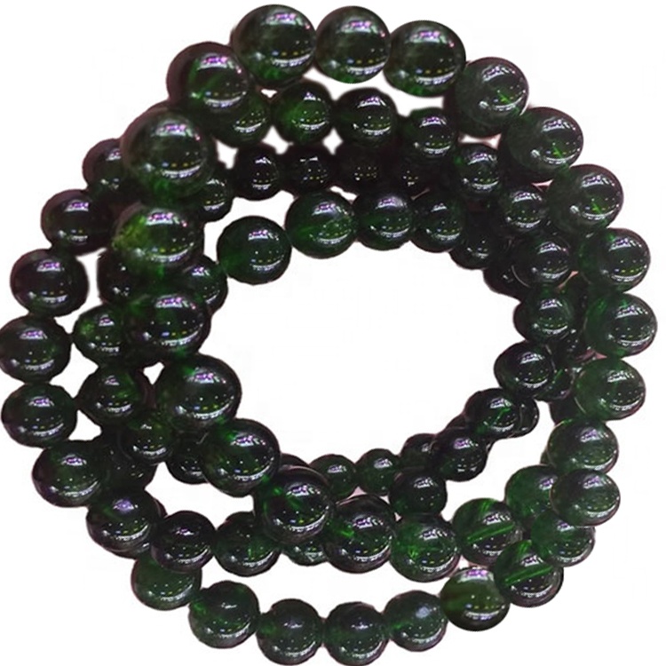 DIOPSE GEMSTERE GEMOLAAD Green DIOPSE Green Beads Ike Ike Ike Gembone 34